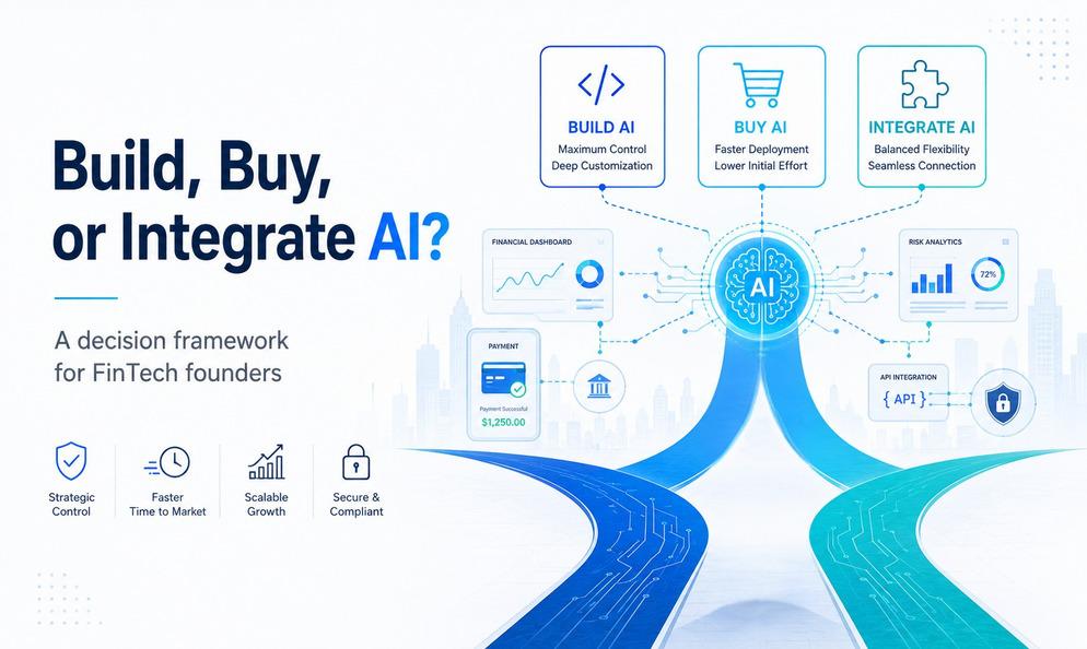 AI in FinTech: Build, Buy, or Integrate? A Founder's Decision Framework