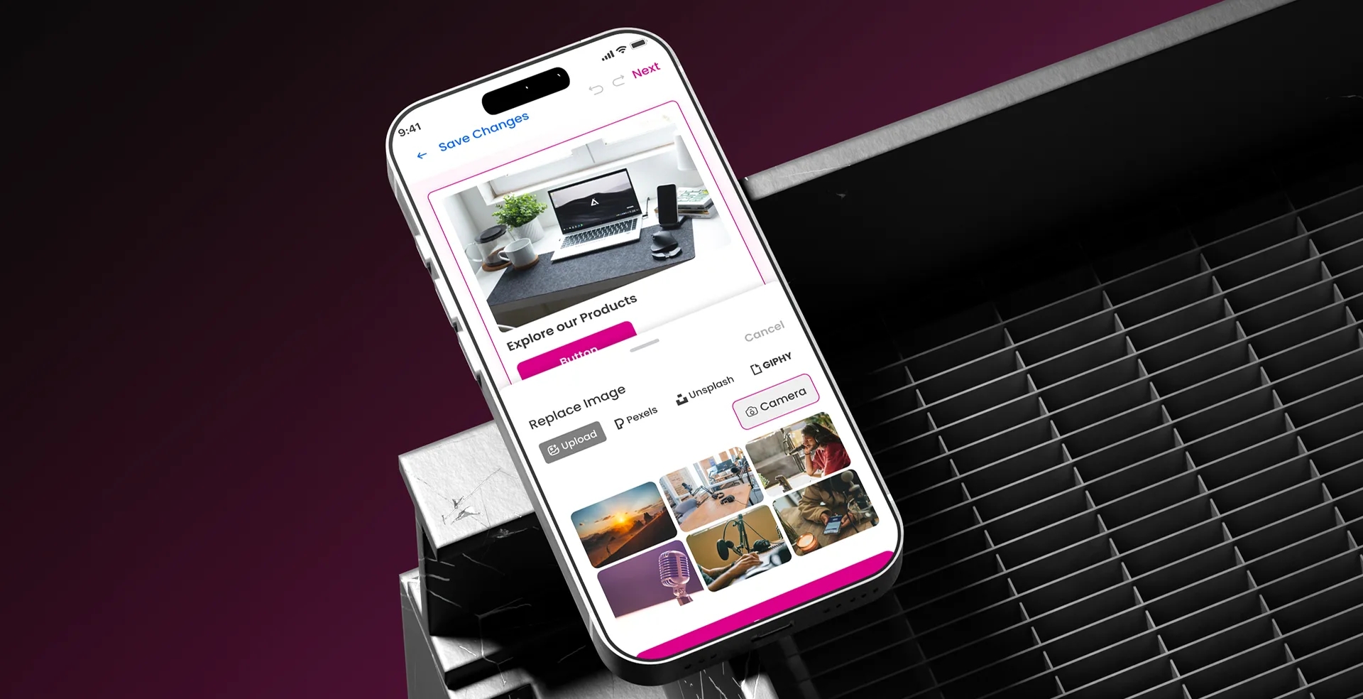 Capture and add images directly from mobile