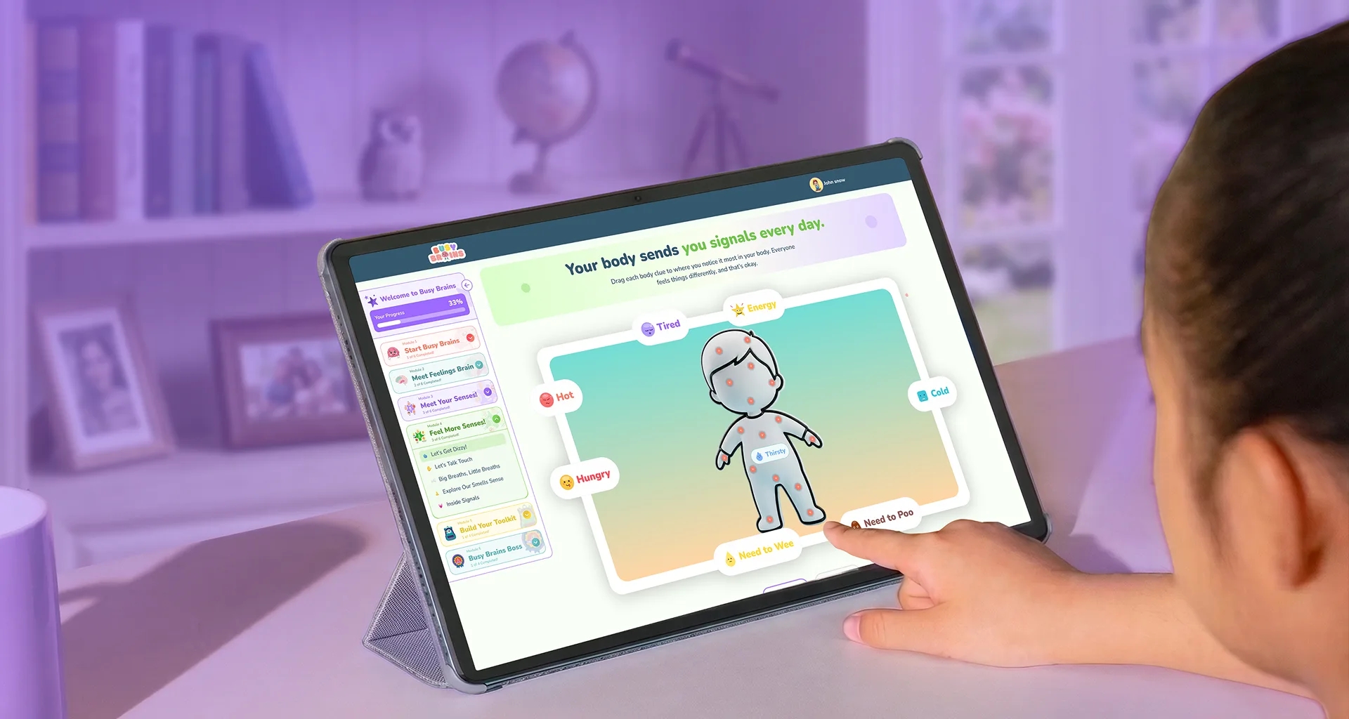 Busy Brains interactive learning platform