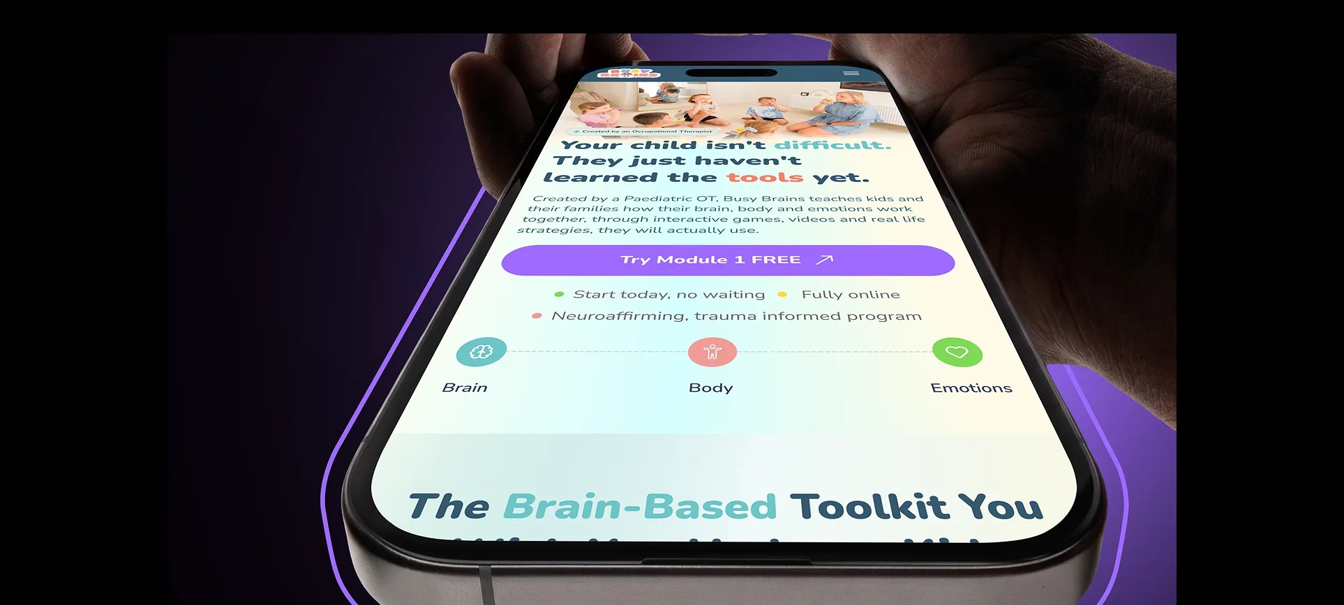 Busy Brains interactive learning platform