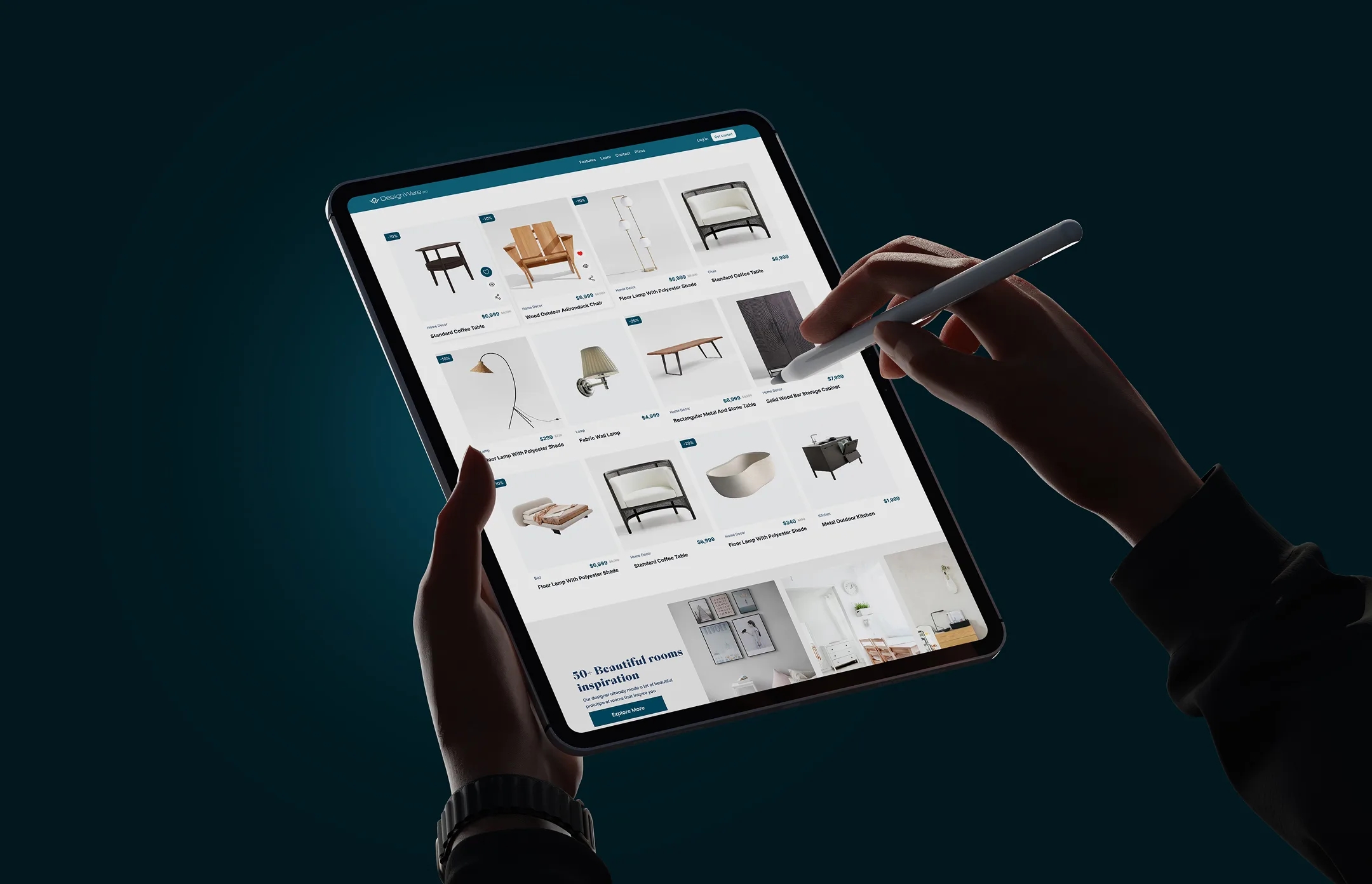 DesignWare Pro on a tablet
