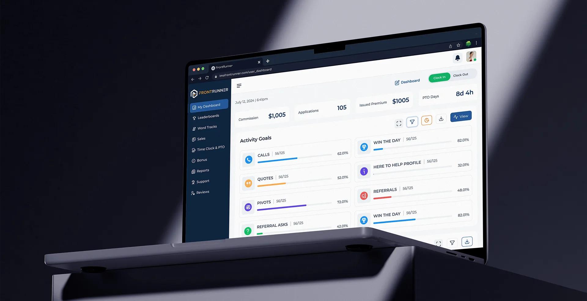 FrontRunner performance management platform