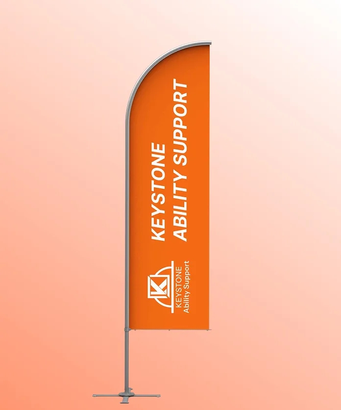 Keystone Ability Support branded flag