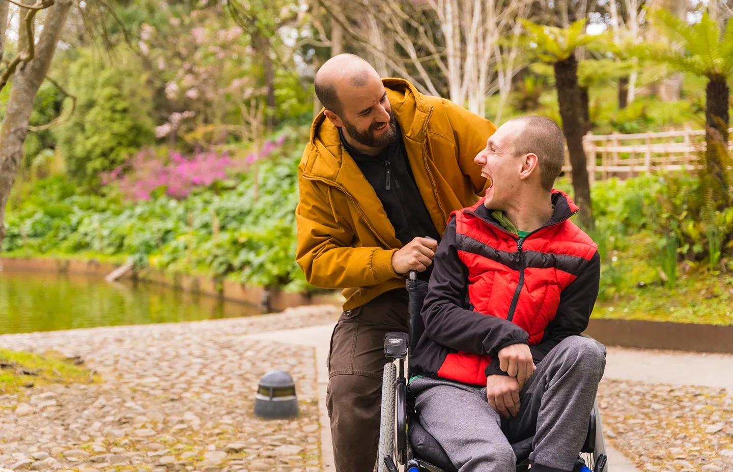 Father and son enjoying time together outdoors