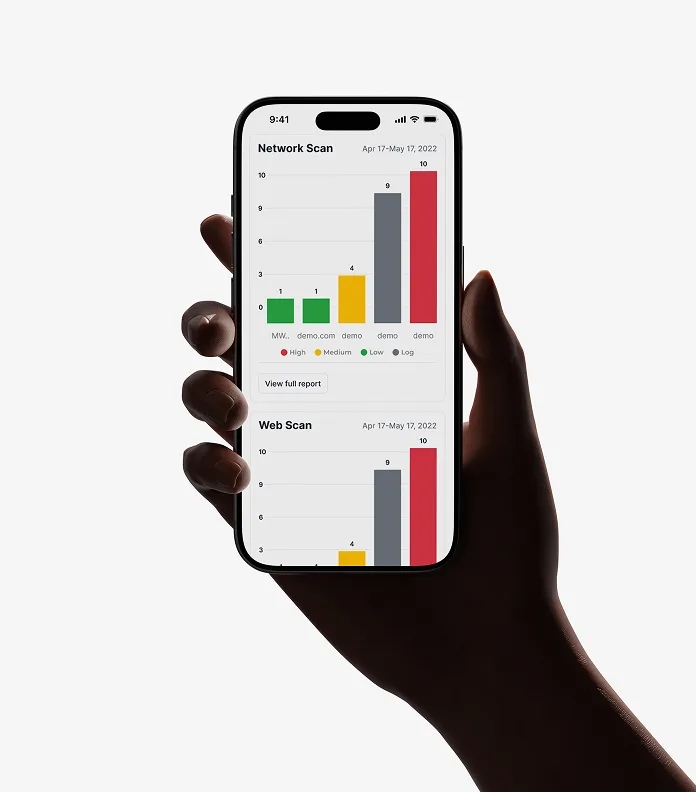 Lensix mobile app network and web score charts
